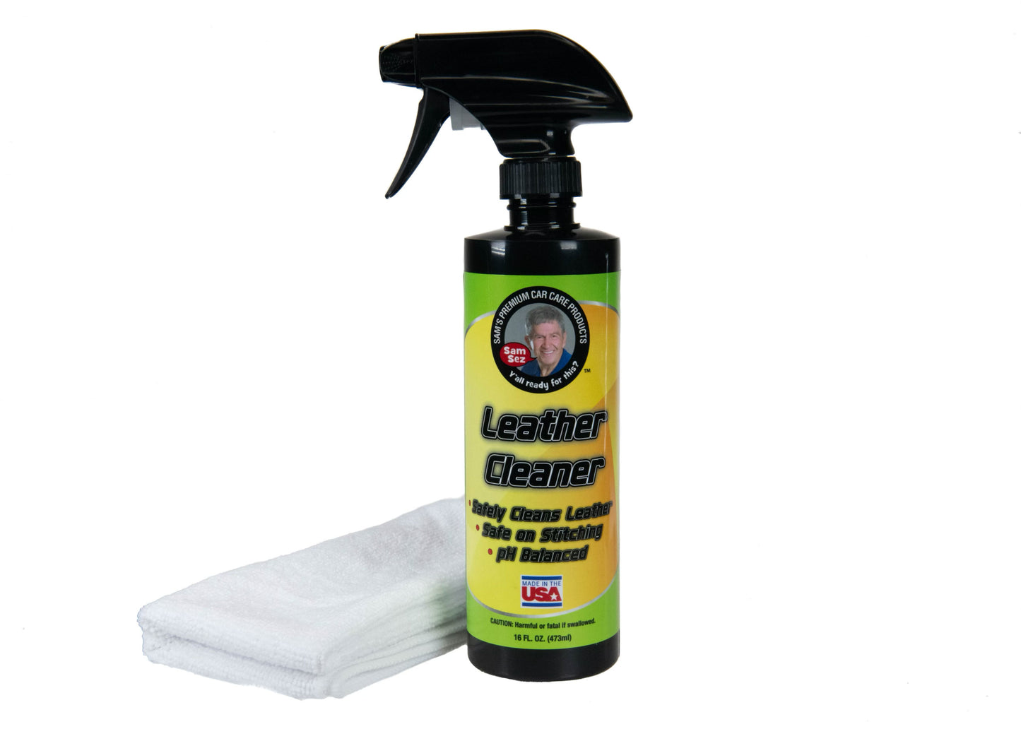 Sam's Leather Cleaner Kit w/ Microfiber Towel